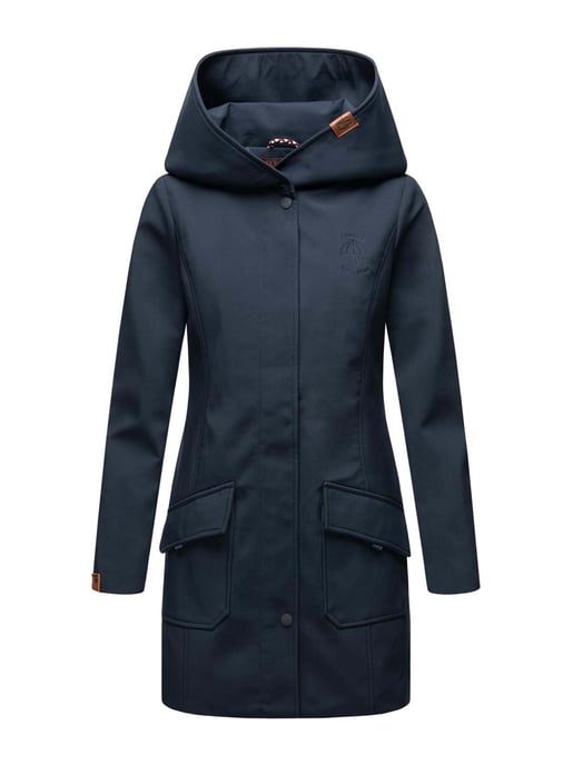 Marikoo dames softshelljas – Mayleen, waterafstotend met capuchon - Image 2