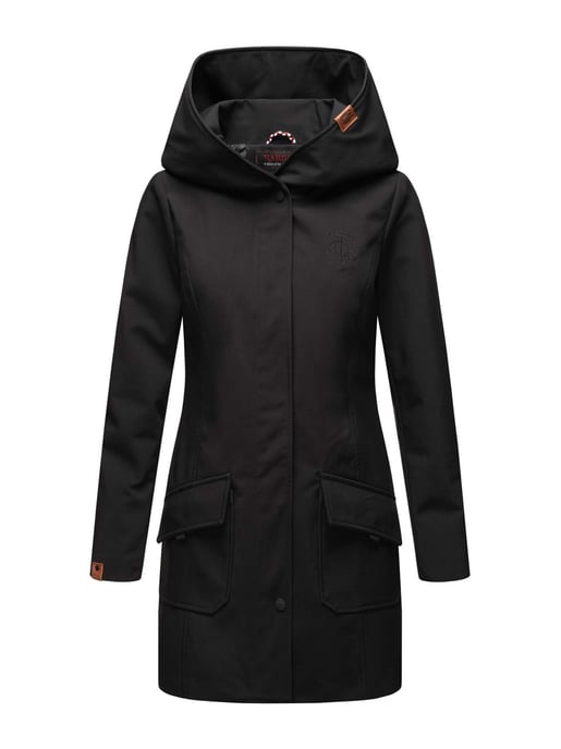Marikoo dames softshelljas – Mayleen, waterafstotend met capuchon - Image 2