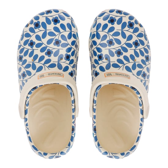 Regatta Kinder/Kinder Orla Kiely Jasmine Bloemen Klompen (Blauw) - Image 3