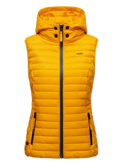 Marikoo women’s quilted vest – Hasenpfote, lightweight with detachable hood - Image 2