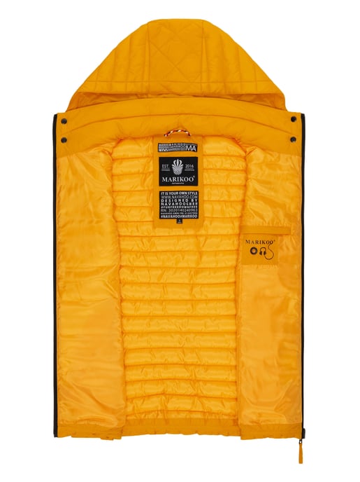 Marikoo women’s quilted vest – Hasenpfote, lightweight with detachable hood - Image 5