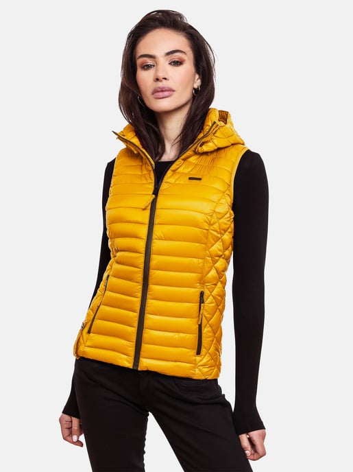 Marikoo women’s quilted vest – Hasenpfote, lightweight with detachable hood - Image 6