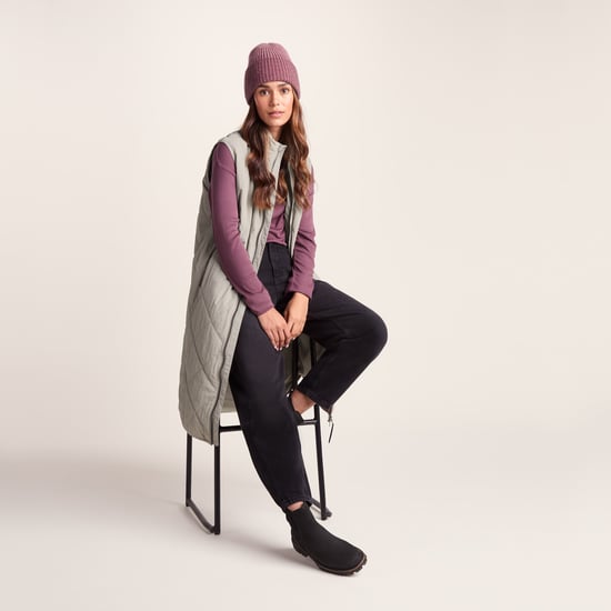 Anda Womens Gilet - Dark Taupe - Image 4