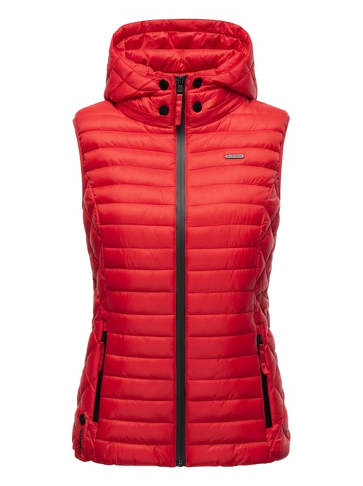 Marikoo women’s quilted vest – Hasenpfote, lightweight with detachable hood - Image 2
