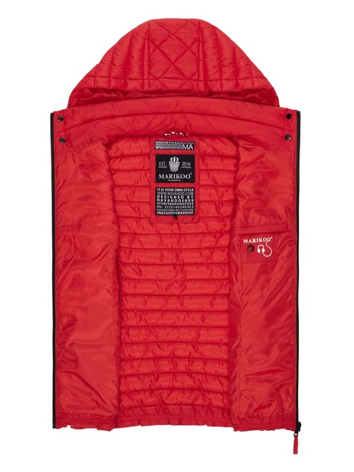 Marikoo women’s quilted vest – Hasenpfote, lightweight with detachable hood - Image 5