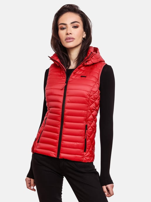 Marikoo women’s quilted vest – Hasenpfote, lightweight with detachable hood - Image 6