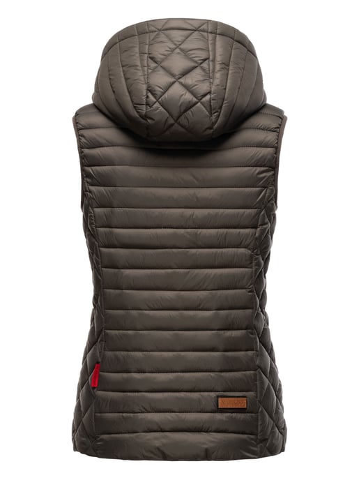 Marikoo women’s quilted vest – Hasenpfote, lightweight with detachable hood - Image 4