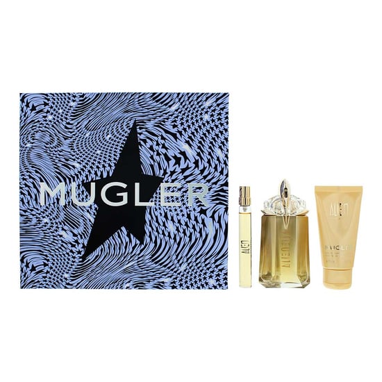 Mugler Alien Goddess Eau de Parfum 60ml, Eau de Parfum 10ml Travel Spray + Body Lotion 50ml Gift Set - Image 1