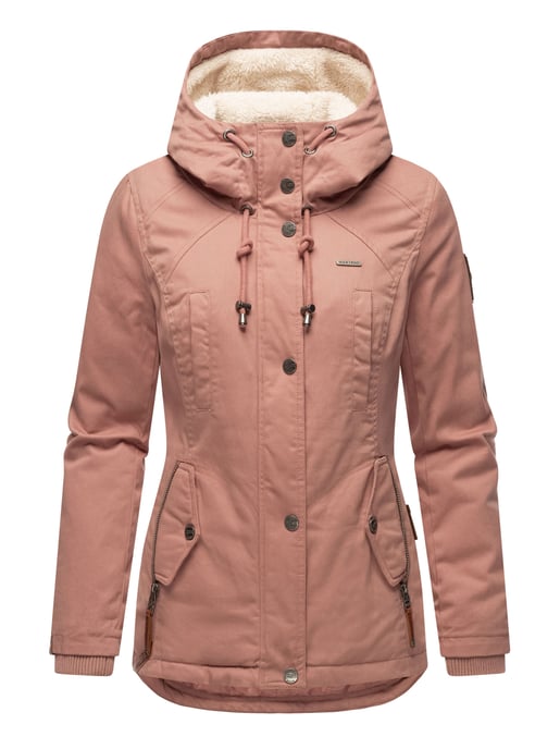 Marikoo dames winterjas met teddyfleece voering & capuchon - Image 2