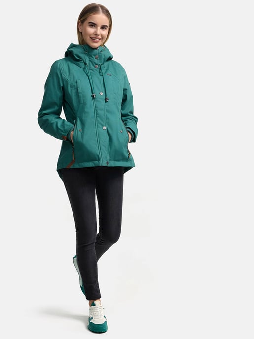 Marikoo women’s winter jacket with teddy fleece lining & hood - Image 6