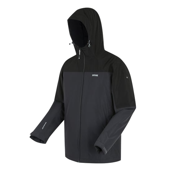 Regatta Mens Thornridge Insulated Waterproof Jacket (Black) - Image 3