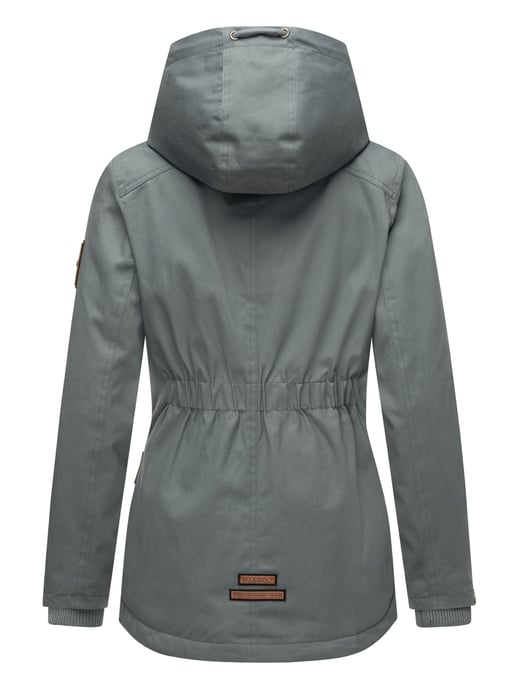 Marikoo dames winterjas met teddyfleece voering & capuchon - Image 3