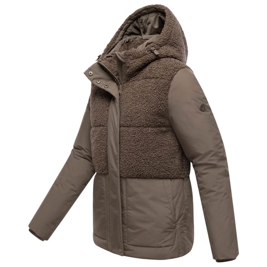 Marikoo dames winterjas Sheeta met teddyfleece & capuchon - Image 2