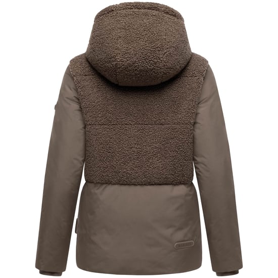 Marikoo dames winterjas Sheeta met teddyfleece & capuchon - Image 3