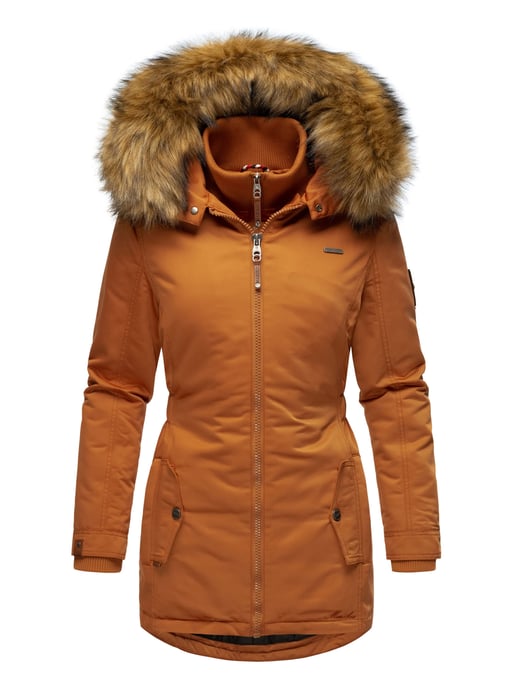 Marikoo dames winterjas – Sanakoo, warm met afneembare bontkraag - Image 2