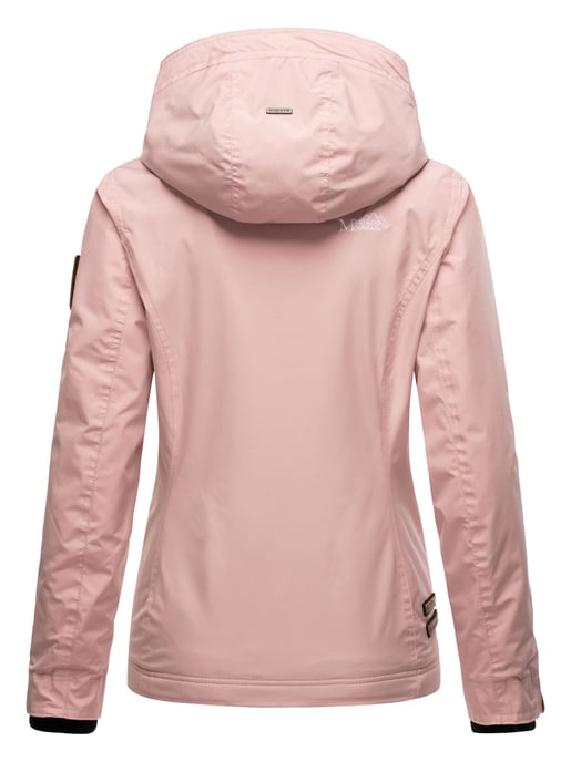Marikoo women’s transitional jacket Erdbeere with double collar & fleece lining - Image 6