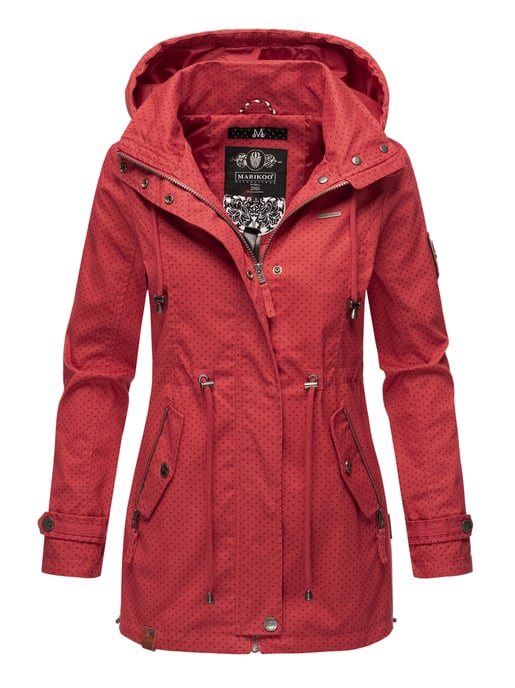 Marikoo lightweight women’s transitional jacket with detachable hood - Image 1