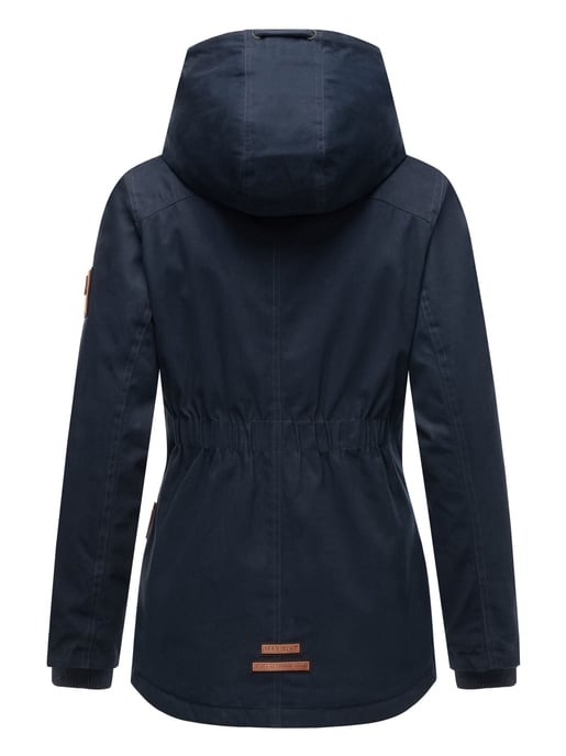 Marikoo women’s winter jacket with teddy fleece lining & hood - Image 4