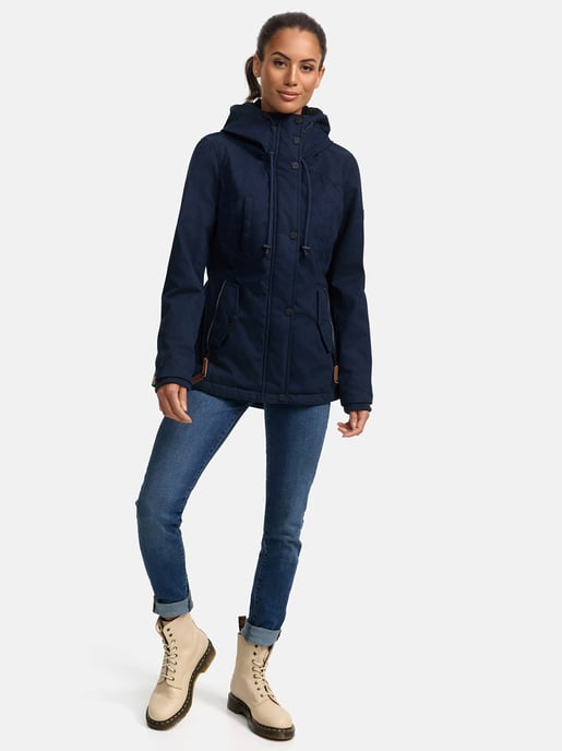 Marikoo women’s winter jacket with teddy fleece lining & hood - Image 6