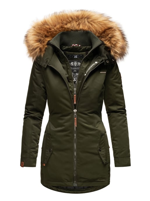 Marikoo dames winterjas – Sanakoo, warm met afneembare bontkraag - Image 1