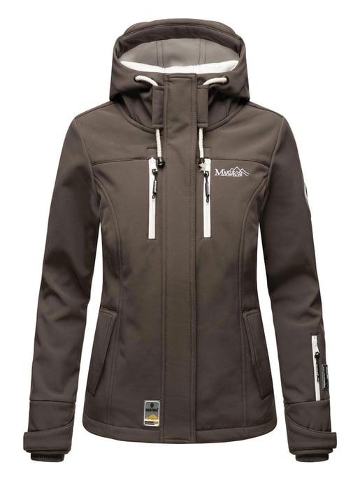 Marikoo dames softshelljas – Kleine Zicke, warm met capuchon & fleecevoering - Image 2
