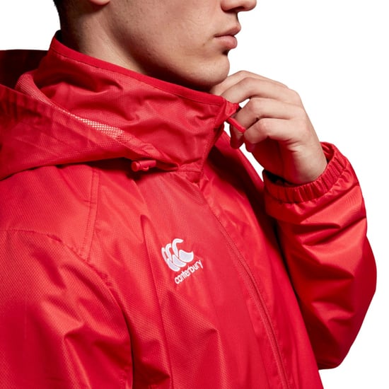 Canterbury Mens Club Vaposhield Full Zip Waterproof Jacket (Flag Red) - Image 3