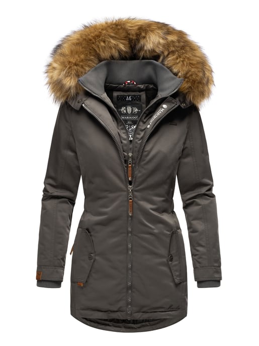 Marikoo dames winterjas – Sanakoo, warm met afneembare bontkraag - Image 1