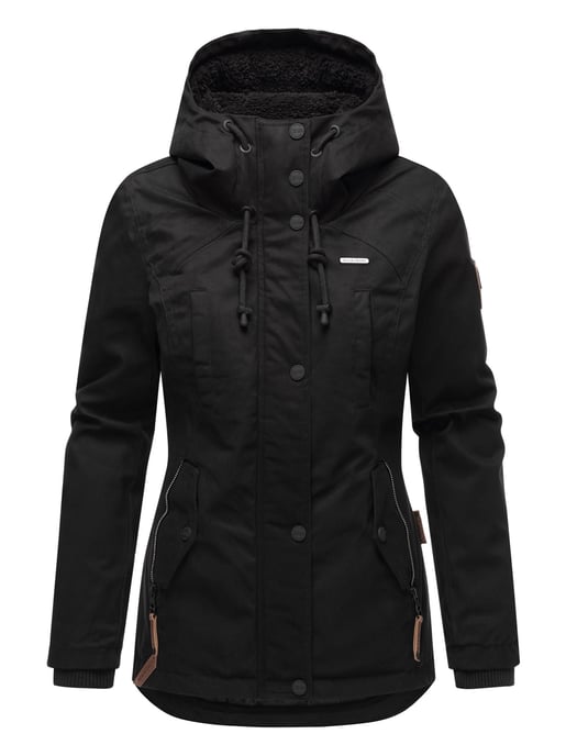 Marikoo dames winterjas met teddyfleece voering & capuchon - Image 2