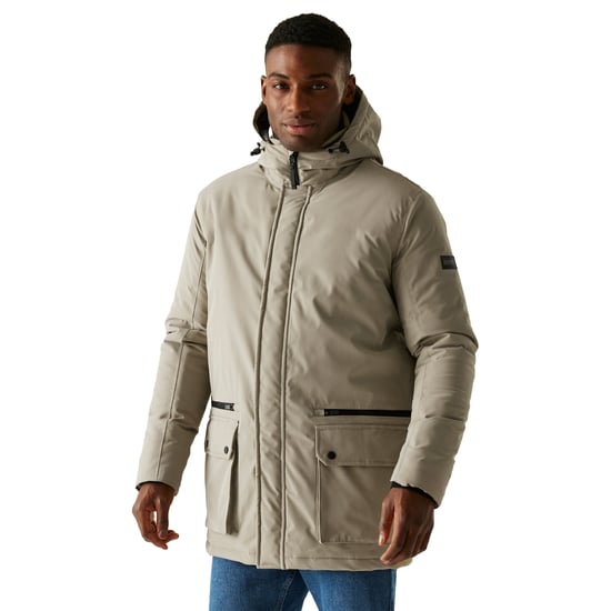 Regatta Mens Rhodo Padded Jacket (Golden Sand) - Image 4