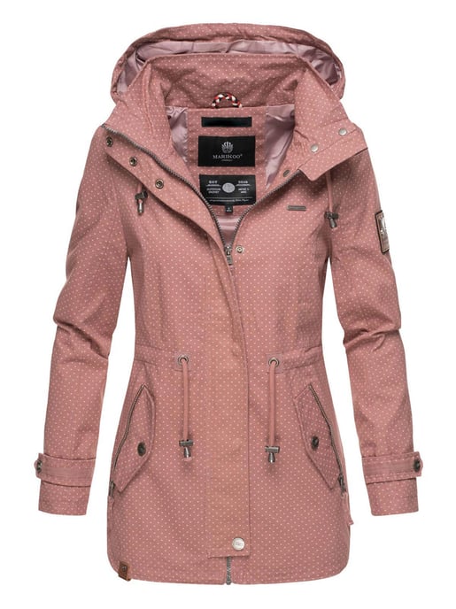 Marikoo lightweight women’s transitional jacket with detachable hood - Image 1