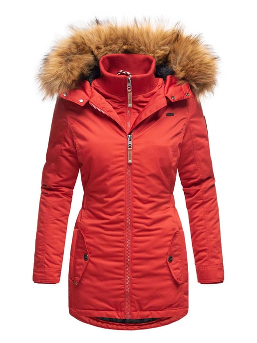 Marikoo dames winterjas – Sanakoo, warm met afneembare bontkraag - Image 2