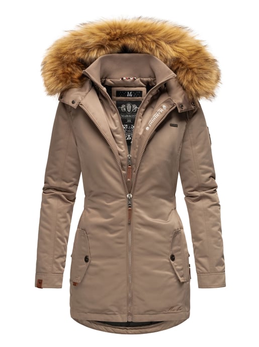 Marikoo dames winterjas – Sanakoo, warm met afneembare bontkraag - Image 1