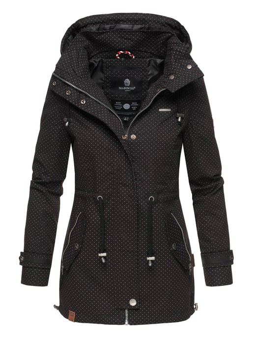 Marikoo lightweight women’s transitional jacket with detachable hood - Image 1