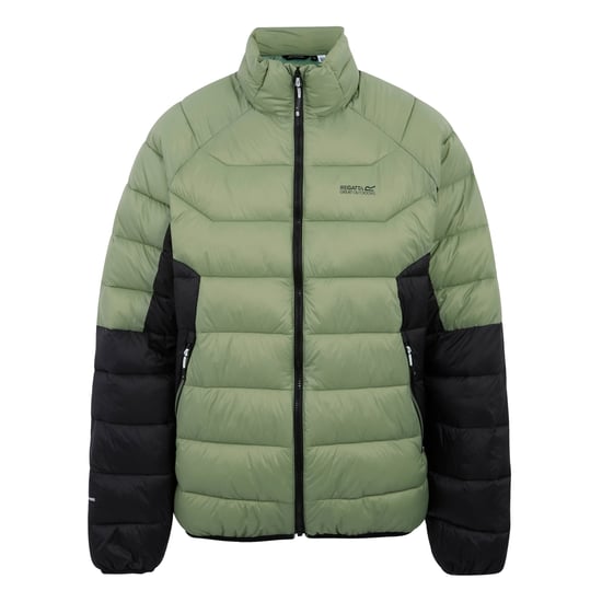 Regatta Dalent vadderad jacka för herrar (Oljegrön/Svart) - Image 1