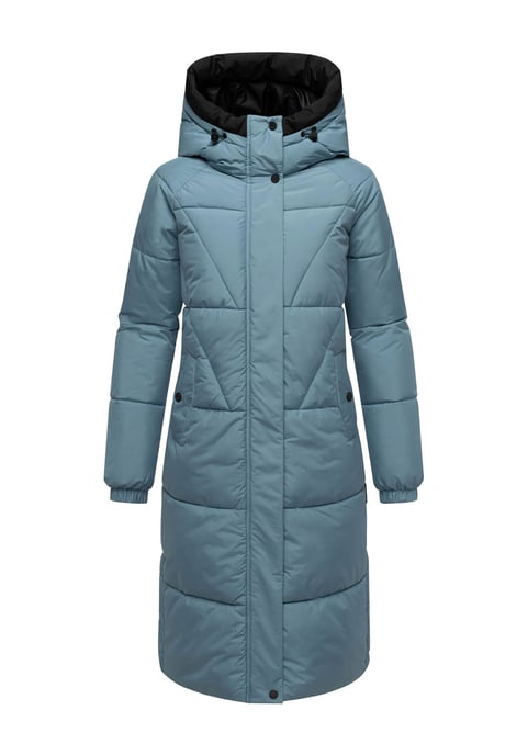 Marikoo women’s quilted coat Yaskaa with hood & warm fleece lining - Image 2