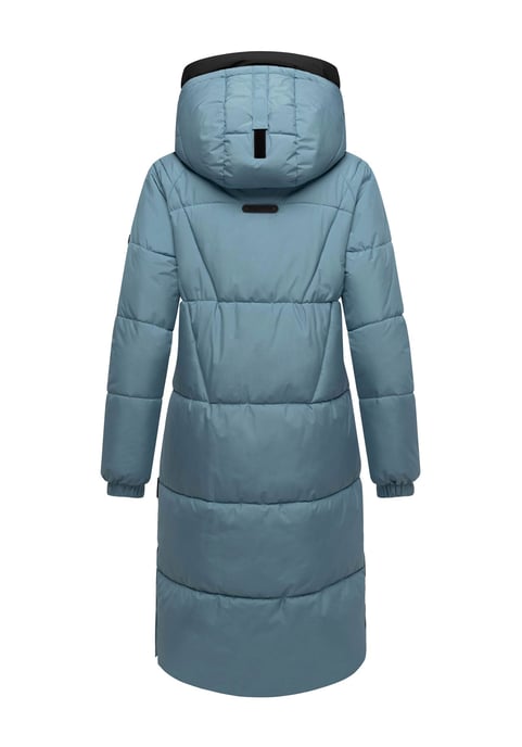 Marikoo women’s quilted coat Yaskaa with hood & warm fleece lining - Image 4