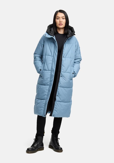 Marikoo women’s quilted coat Yaskaa with hood & warm fleece lining - Image 5