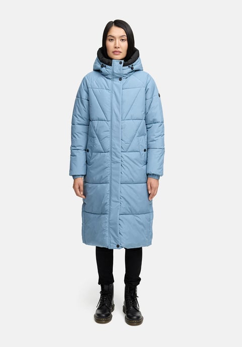 Marikoo women’s quilted coat Yaskaa with hood & warm fleece lining - Image 6