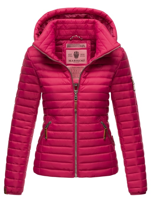 Marikoo women’s quilted jacket – Löwenbaby, lightweight with detachable hood - Image 1