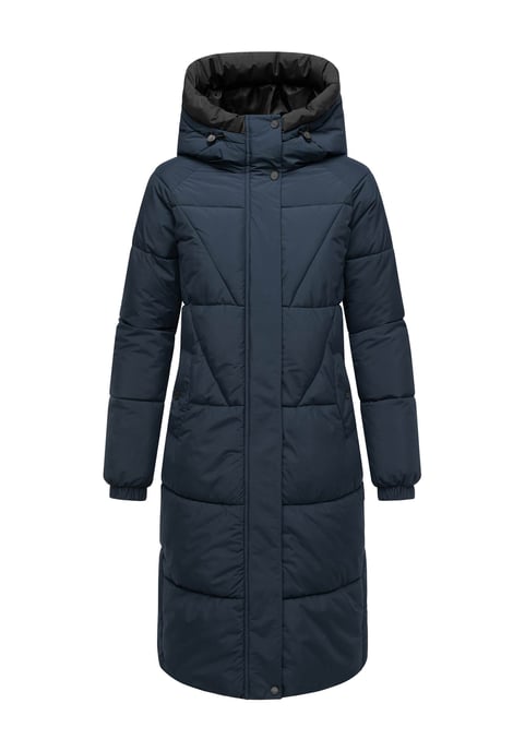 Marikoo women’s quilted coat Yaskaa with hood & warm fleece lining - Image 2