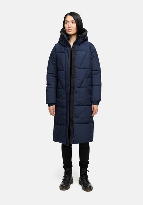 Marikoo women’s quilted coat Yaskaa with hood & warm fleece lining - Image 5