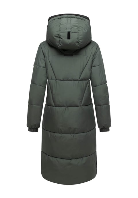 Marikoo women’s quilted coat Yaskaa with hood & warm fleece lining - Image 4