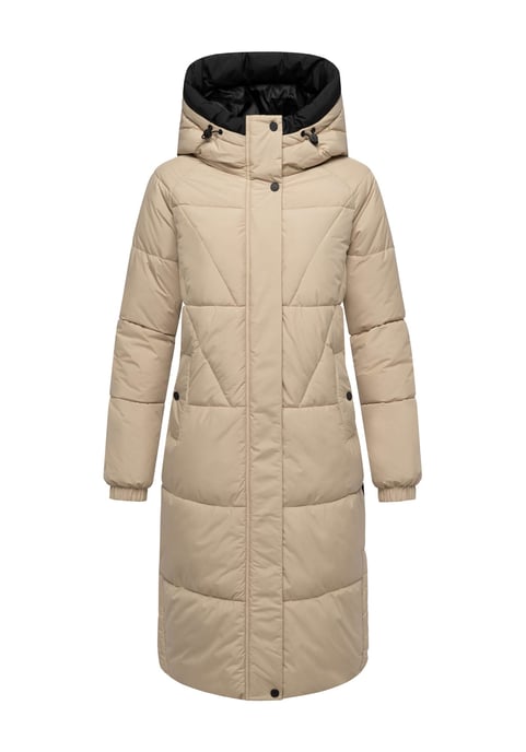 Marikoo women’s quilted coat Yaskaa with hood & warm fleece lining - Image 2