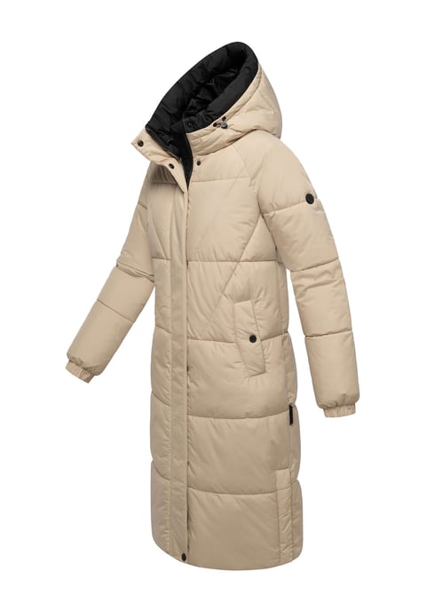 Marikoo women’s quilted coat Yaskaa with hood & warm fleece lining - Image 3