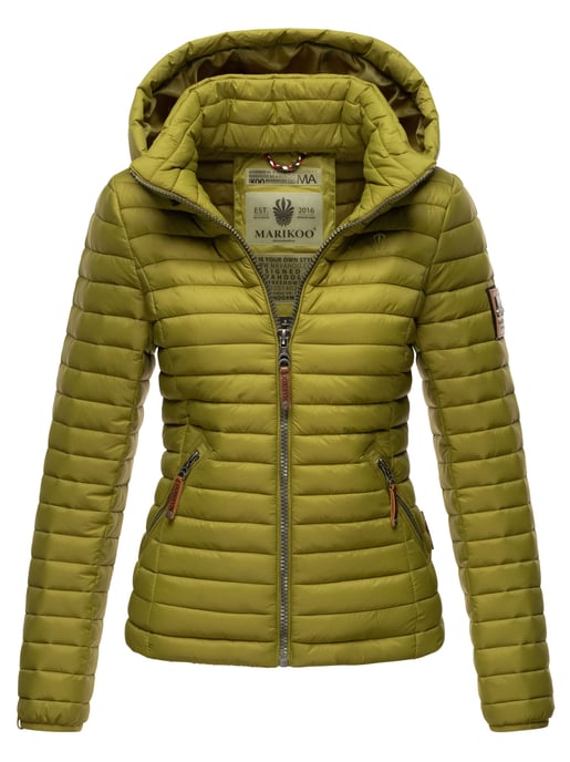 Marikoo women’s quilted jacket – Löwenbaby, lightweight with detachable hood - Image 1
