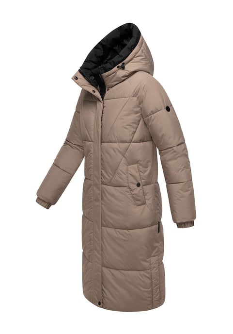 Marikoo women’s quilted coat Yaskaa with hood & warm fleece lining - Image 3