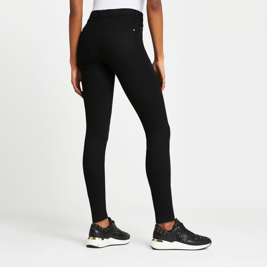River Island Womens Jeans Black Molly Mid Rise Tall - Image 3