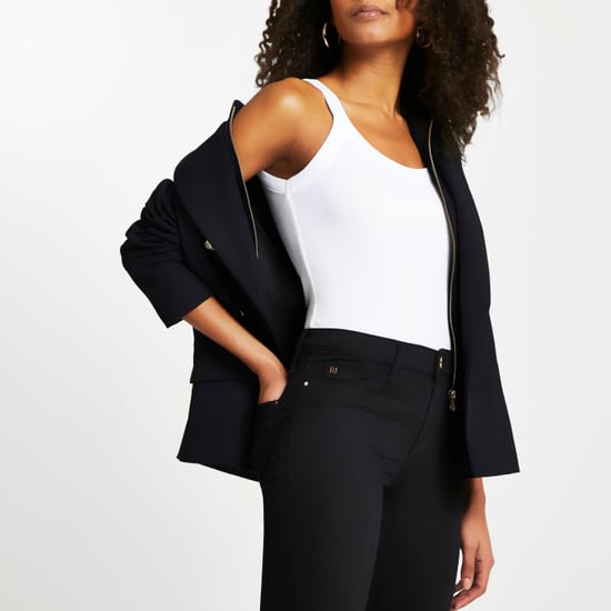 River Island Womens Jeans Black Molly Mid Rise Tall - Image 4