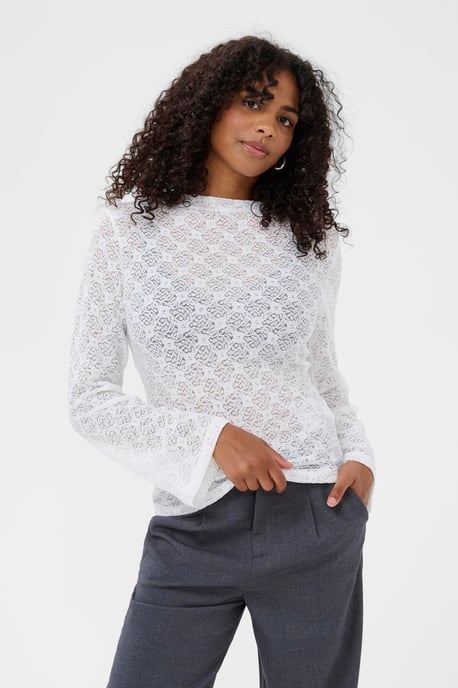 KAmiah Mesh T-Shirt Long sleeved T-shirt Shaped fit - Image 3