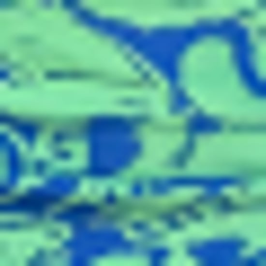 Green And Blue Abstract Printed Asymmetric Cut Out Midi Dress - Image 5
